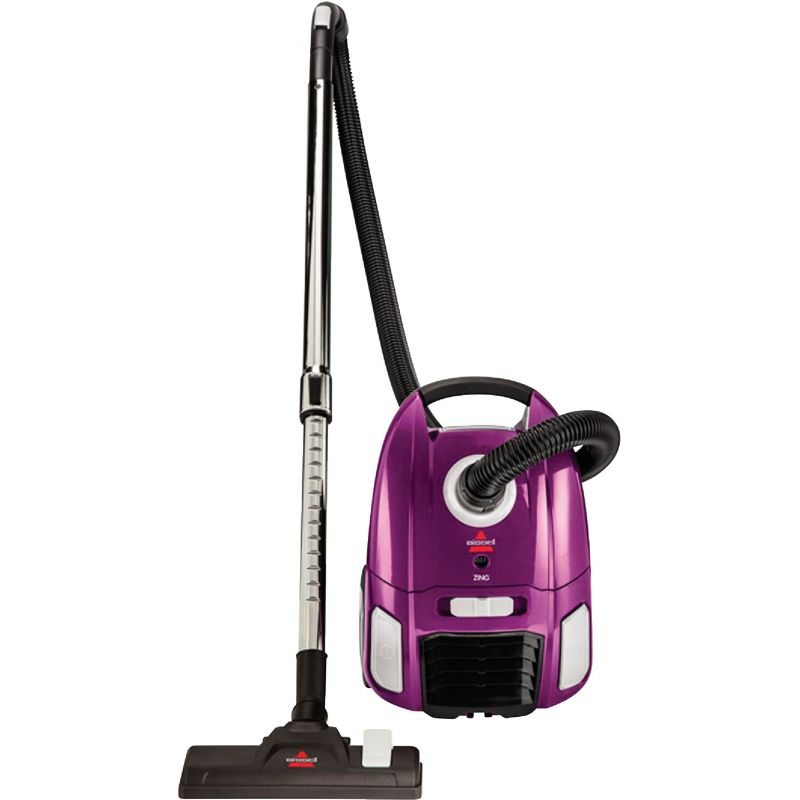 Bissell Zing Bagged Canister Vacuum Cleaner Purple