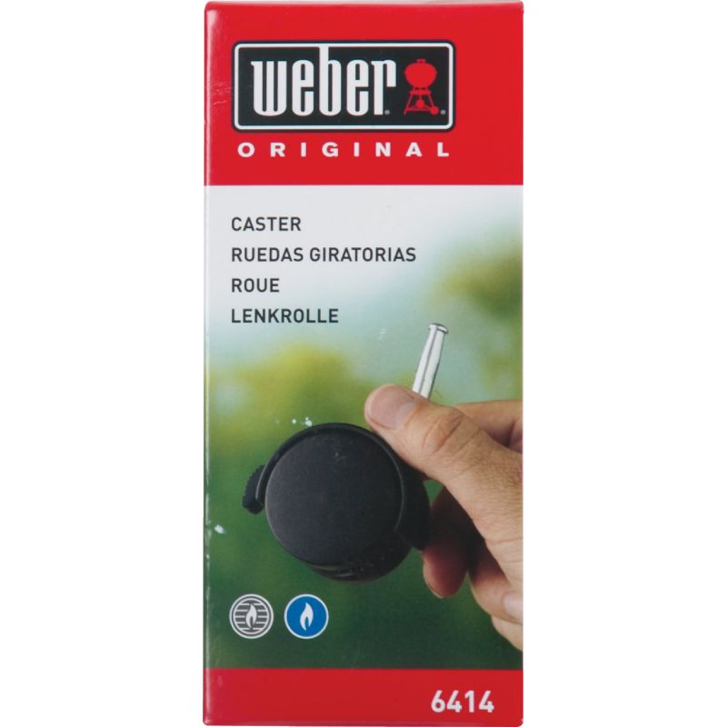 Weber Grill Replacement Caster &amp; Insert Black