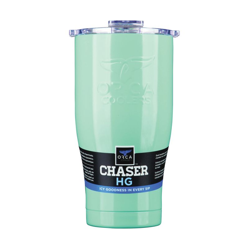 Orca Chaser Series ORCCHA27SF/CL Tumbler, 27 oz, Stainless Steel, Seafoam 27 Oz, Seafoam