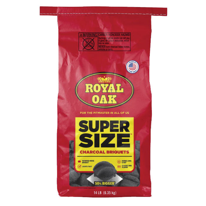 Buy ROYAL OAK Super Size 800002199 Briquettes, Charcoal, 14 Bag