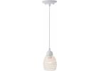Westinghouse White Rope Glass Shade (Pack of 4)