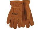 Kinco Suede Cowhide Work Glove M, Golden