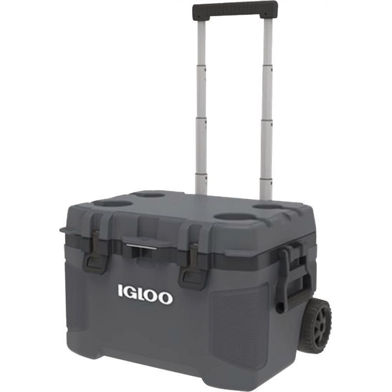 Igloo Trailmate Wheeled Cooler 52 Qt., Carbonite / Obsidian Gray
