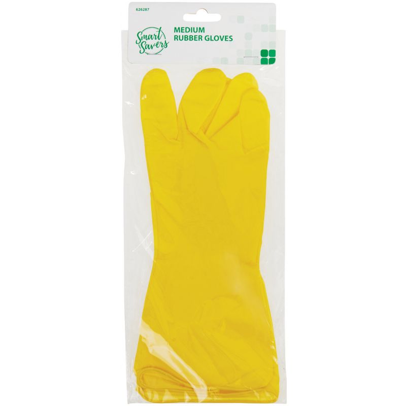 Smart Savers Kitchen Rubber Glove M, Red (Pack of 12)