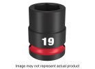 Milwaukee SHOCKWAVE Impact Duty 49-66-6396 Impact Socket, 21 mm Socket, 3/4 in Drive, Hex, Square Drive, 6 -Point