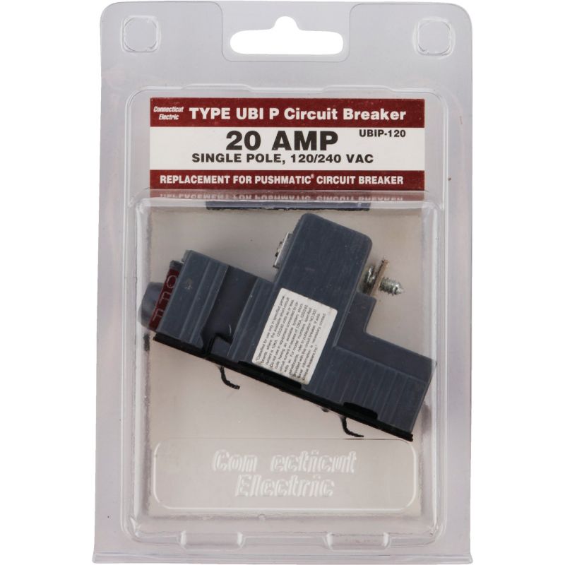 Connecticut Electric Packaged Replacement Circuit Breaker For Pushmatic 20