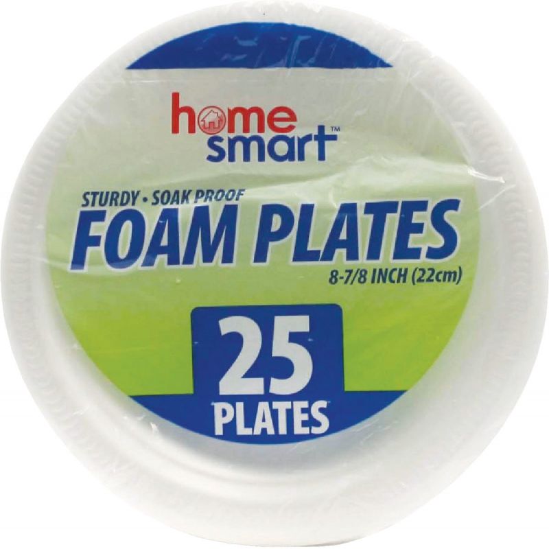 Home Smart 8-7/8 In. Foam Plate (Pack of 24)