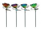 Alpine Wiggle Motion Butterfly Garden Stake Lawn Ornament Assorted (Pack of 24)