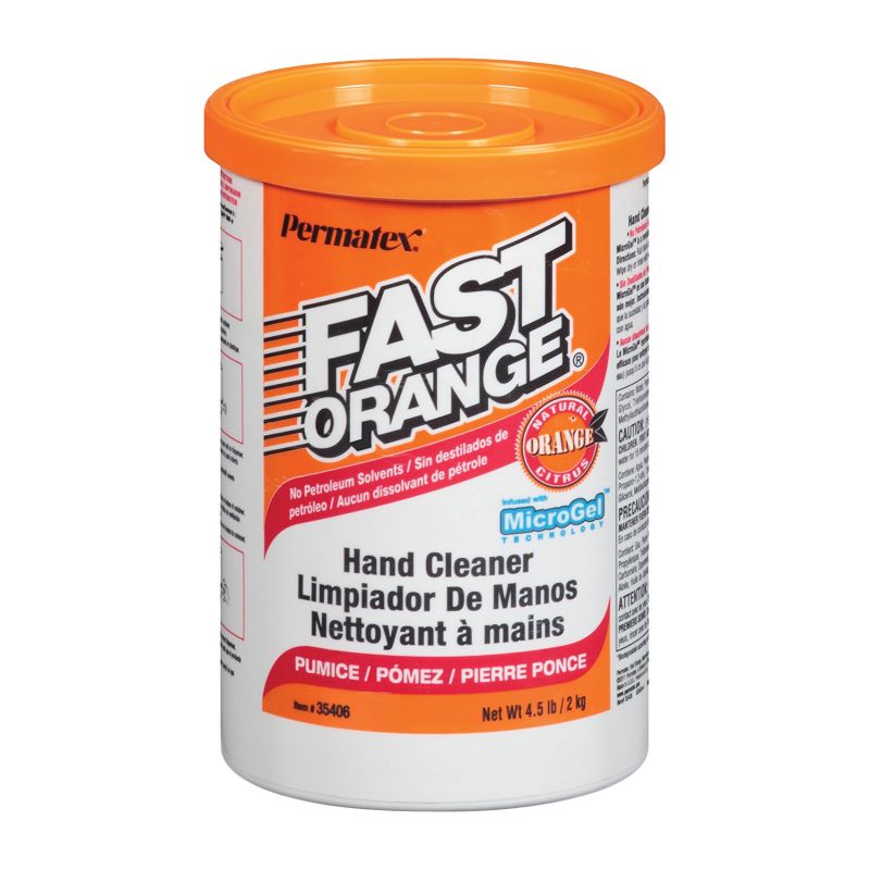 Fast Orange 35406 Hand Cleaner, Paste, White, Orange, 4.5 lb, Tub White