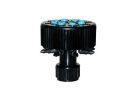 Raindrip Hydroport 13800UB Watering Manifold, 1/2 x 1/4 in Connection, FPT, 8 -Port