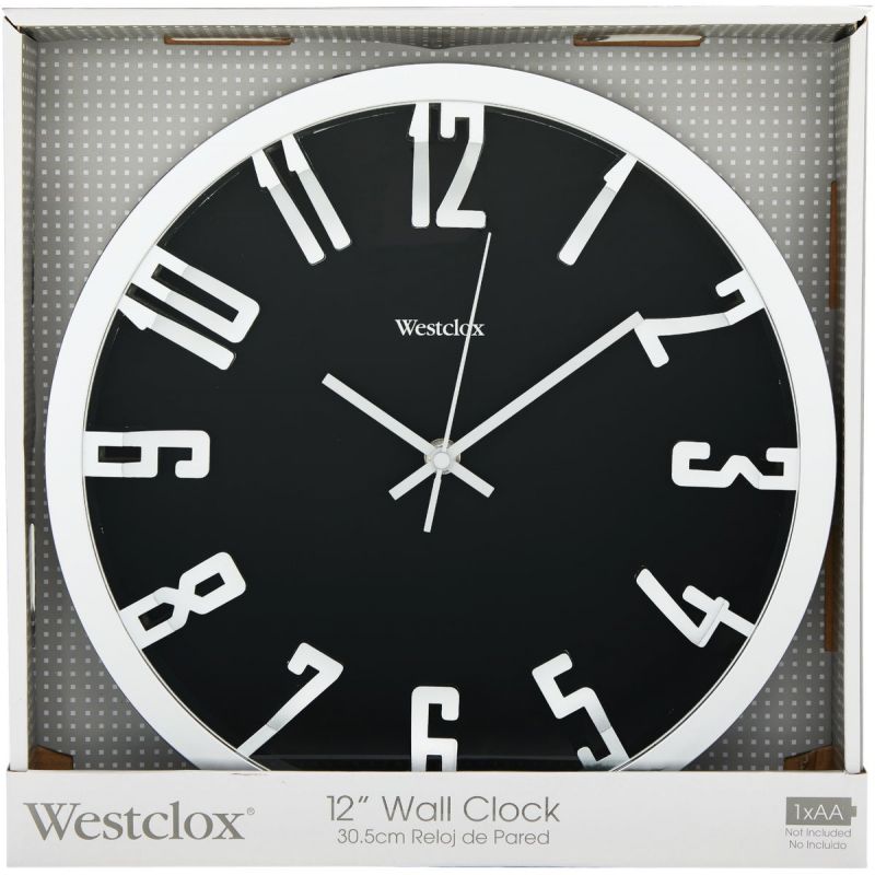 Westclox Metallic Wall Clock