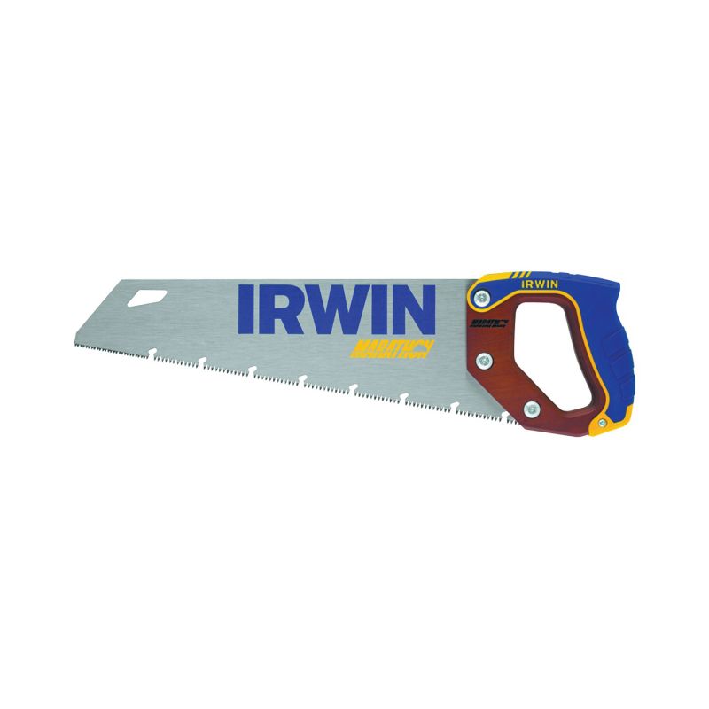 Irwin 2011201 Coarse Cut Saw, 15 in L Blade, 9 TPI, Steel Blade, Ergonomic Handle, Wood Handle 15 In