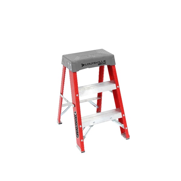 Louisville Fiberglass Orange Heavy Duty Step Ladder