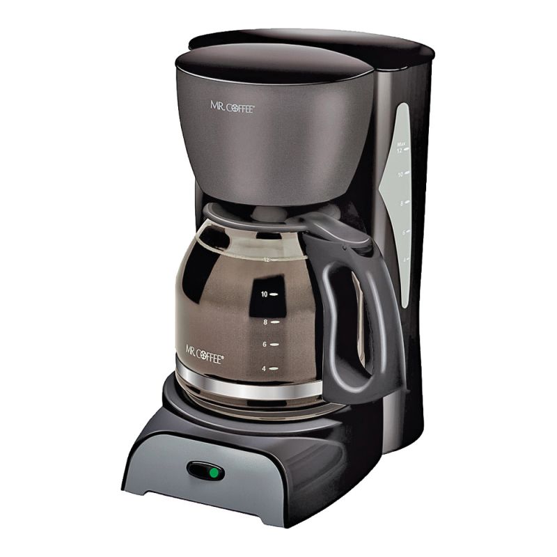 Mr. Coffee SK13-RB Coffee Maker, 12 Cups Capacity, 900 W, Black 12 Cups, Black