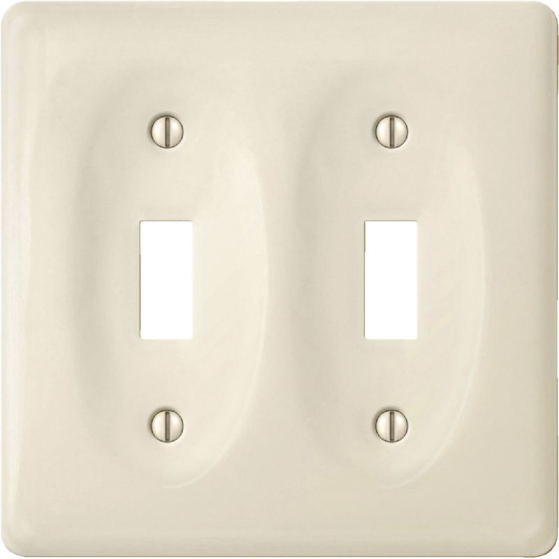 Amerelle Ceramic Switch Wall Plate Biscuit