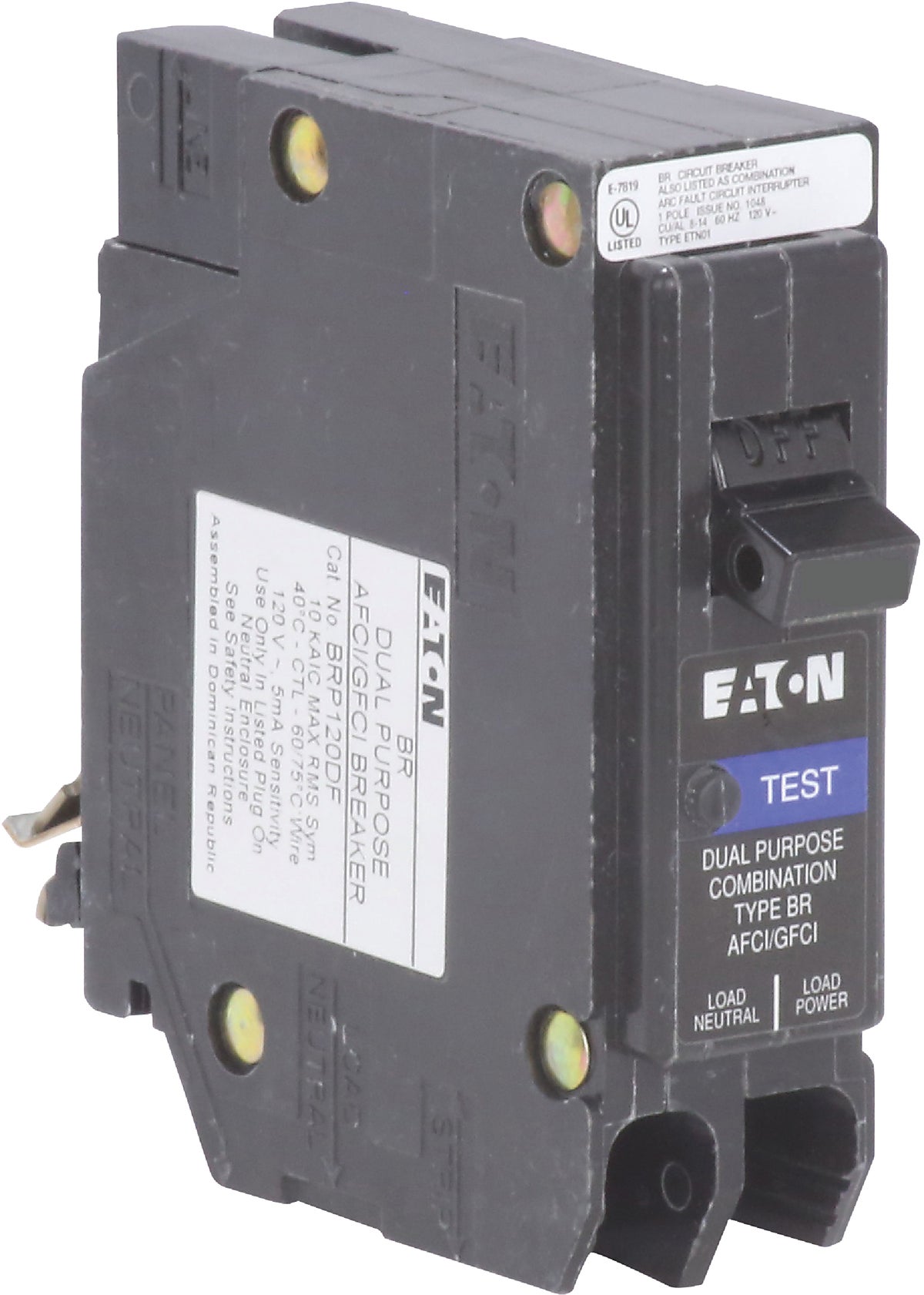 Eaton CH 15-Amp 1-Pole CAFCI/GFCI Circuit Breaker for sale online 