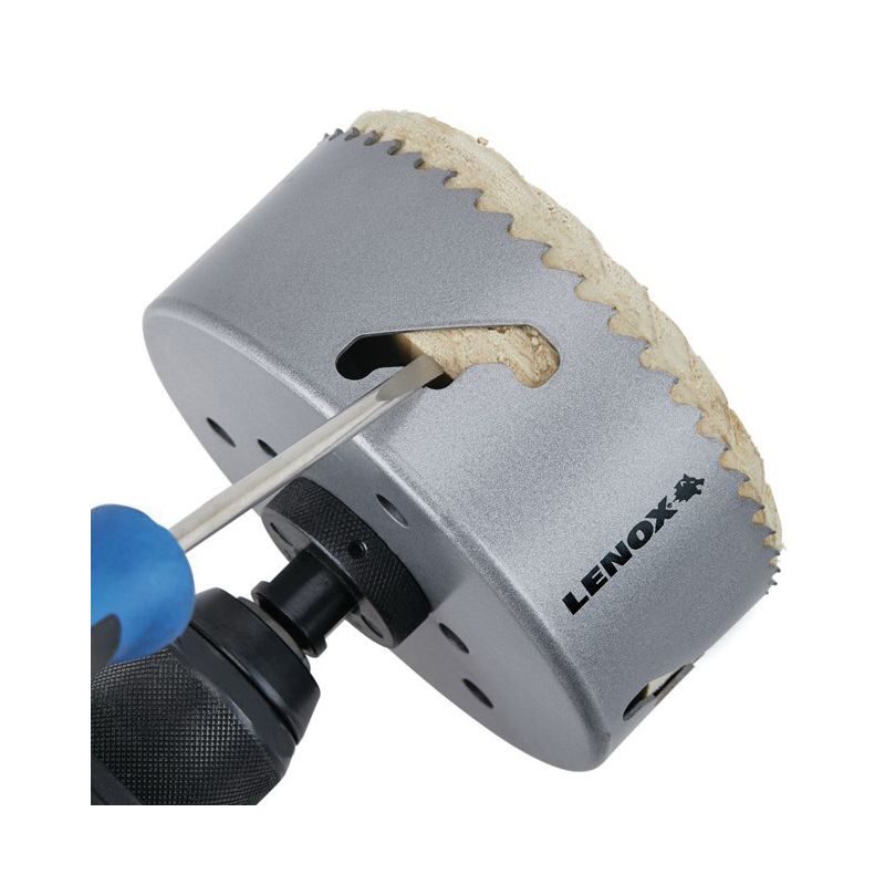 Lenox Speed Slot LXAH378 Hole Saw, 7/8 in Dia, Carbide Cutting Edge, 3/4 in Pilot Drill