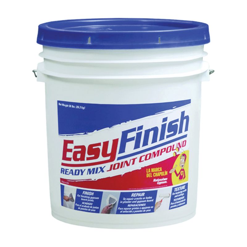 Easy Finish JXHT56 Joint Compound, Paste, Gray, 58 lb Gray (Pack of 36)