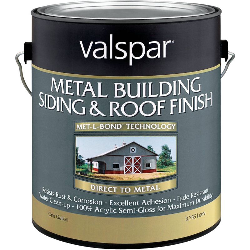 Valspar Metal Siding And Roof Paint White, 1 Gal.