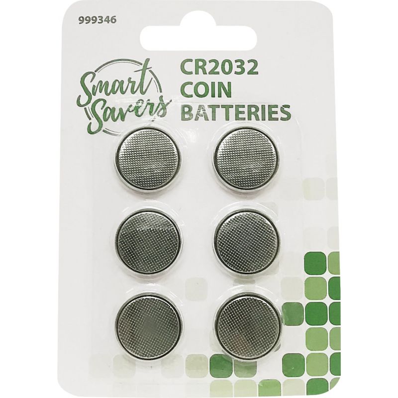 Smart Savers CR2032 Button Cell Battery 200 MAh (Pack of 12)