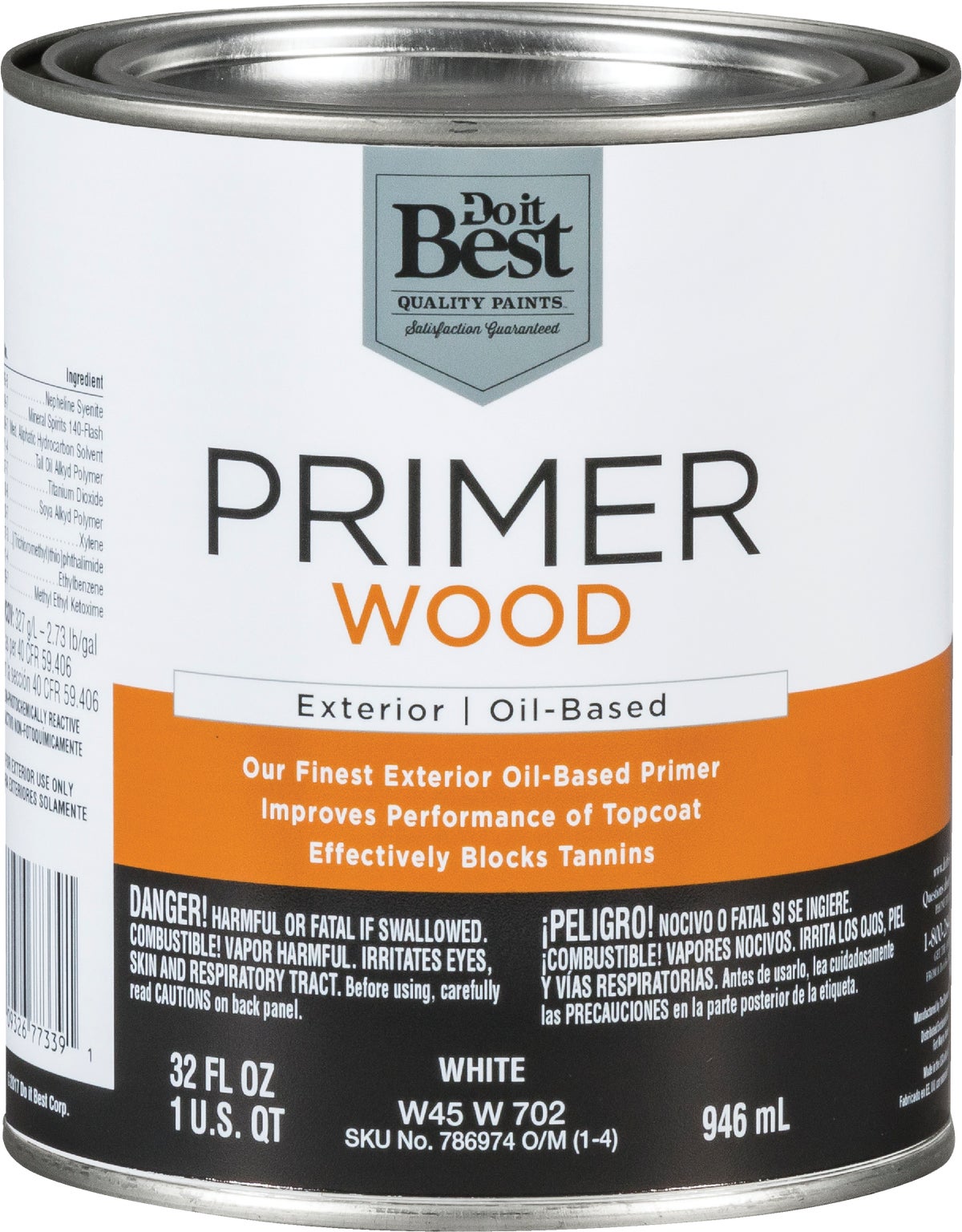 Buy Do it Best Oil Based Wood Exterior Primer 1 Qt White