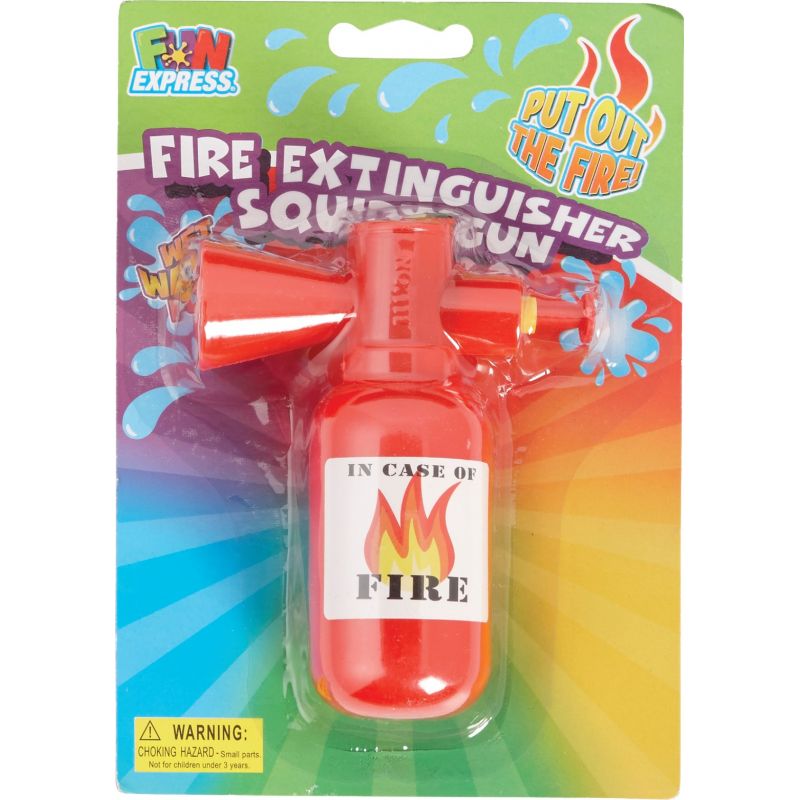 Fun Express Fire Extinguisher Squirt Gun Red (Pack of 12)