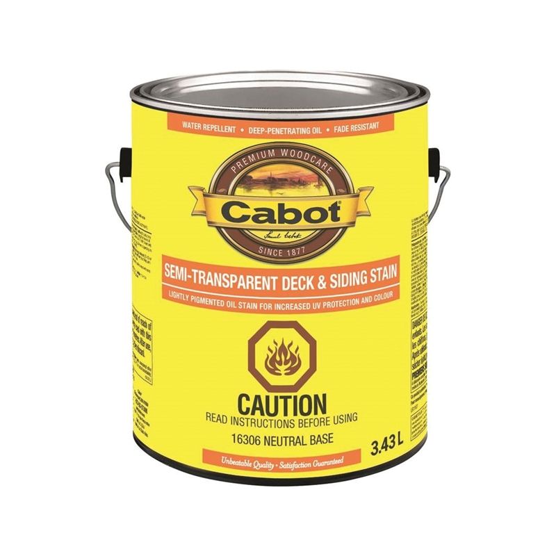 Cabot 16300 Series 16306C Deck and Siding Stain (Pack of 4)