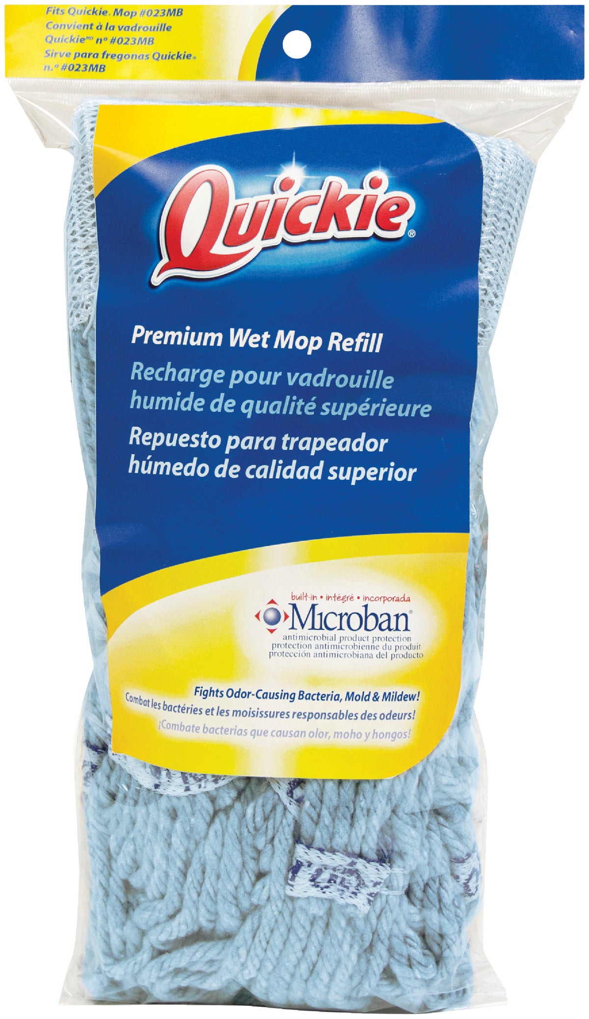 Quickie WipeOut Cotton Twist Wet Mop in the Wet Mops department at