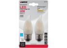 Satco Nuvo CA10 Medium LED Decorative Light Bulb