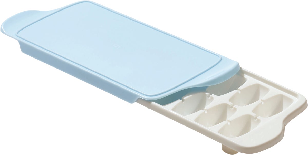 Rubbermaid Easy Release Blue Ice Cube Trays Holds 16 Cubes 1 Pack of 2 Trays  USA