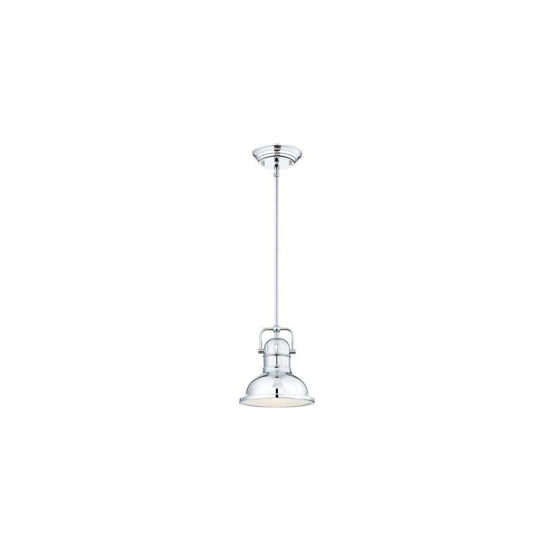 Westinghouse 63085A Mini Pendant Light, 120 V, 1-Lamp, LED Lamp, 800 Lumens Lumens, 3000 K Color Temp, Metal Fixture