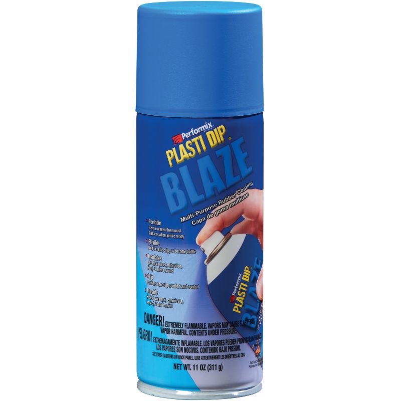 Performix Plasti Dip Blaze Rubber Coating Spray Paint Blaze Blue, 11 Oz.