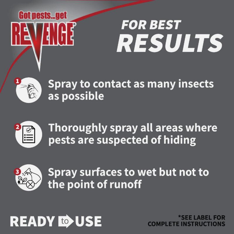 Bonide Revenge Termite &amp; Carpenter Ant Killer 15 Oz., Aerosol Spray