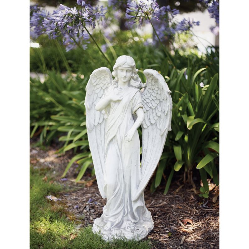 Alpine Angel Statue Gray