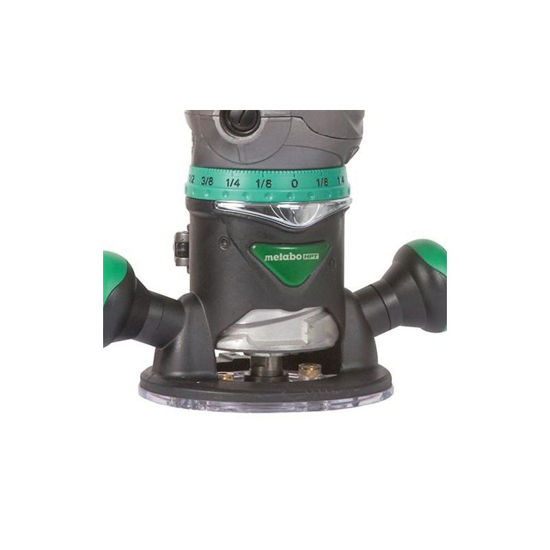 Metabo HPT KM12VCM Fixed/Plunge Base Router Kit, 11 A, 1/4 to 1/2 in Collet, 8000 to 24,000 rpm Load Speed