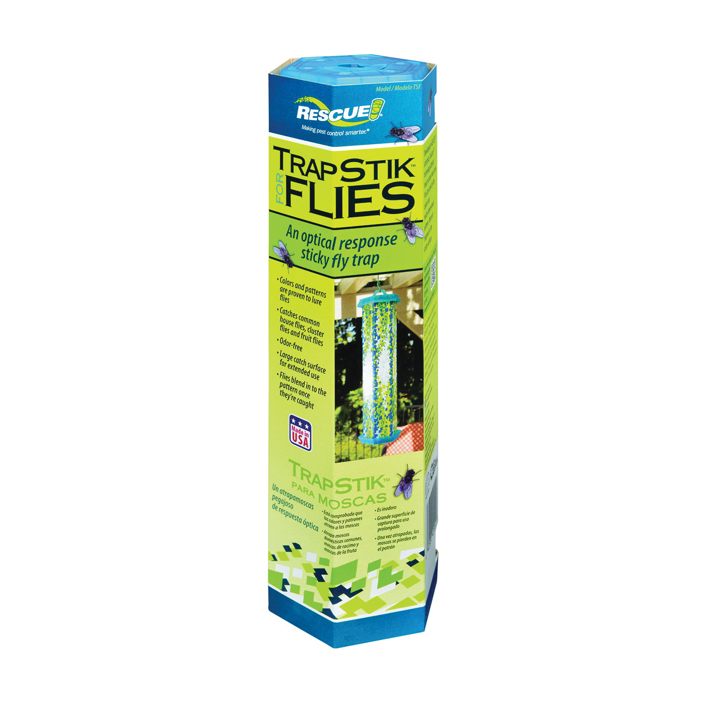 Rescue TrapStik for Flies Indoor Hanging Fly Trap