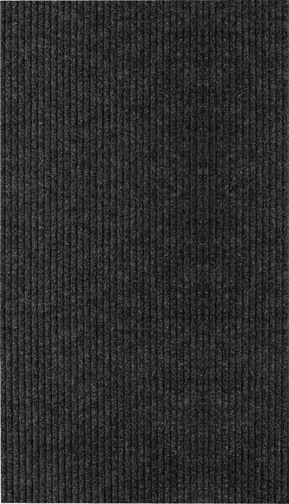 Multy Home 4 ft. W x 6 ft. L Charcoal Cocord Polyester Floor Mat