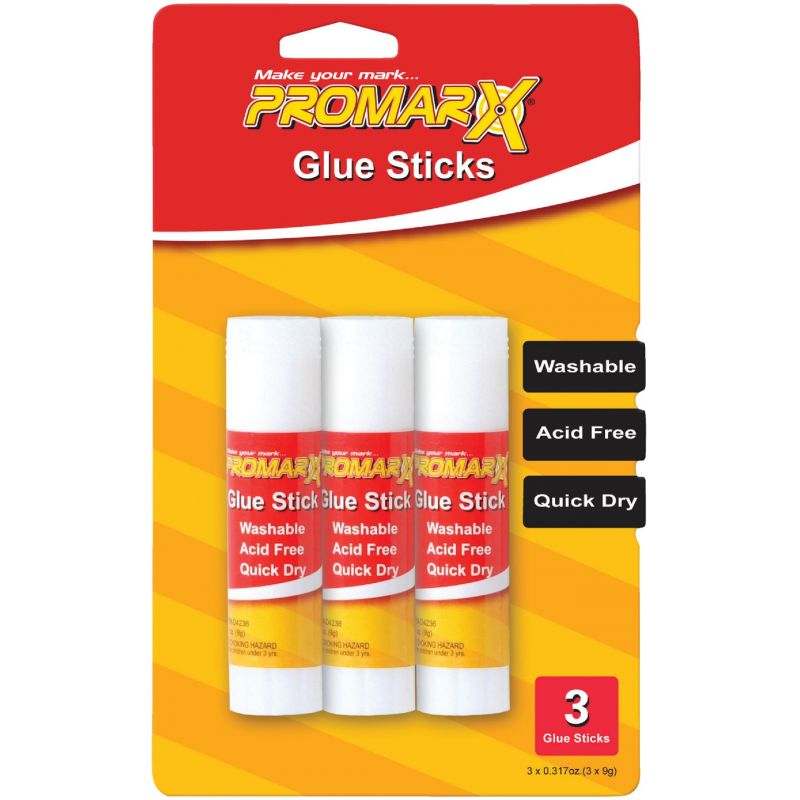 ProMarx Glue Stick 0.317 Oz. (Pack of 12)
