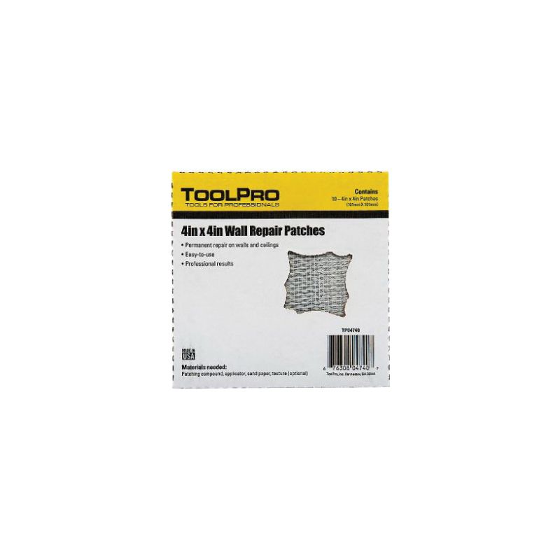 Toolpro TP04740 Drywall Repair Patch, 10, Pack