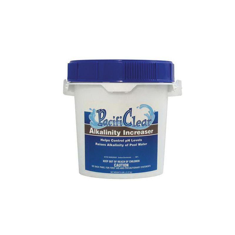 PacifiClear F085005040PC Alkalinity Increaser, Granular, 5 lb Pail