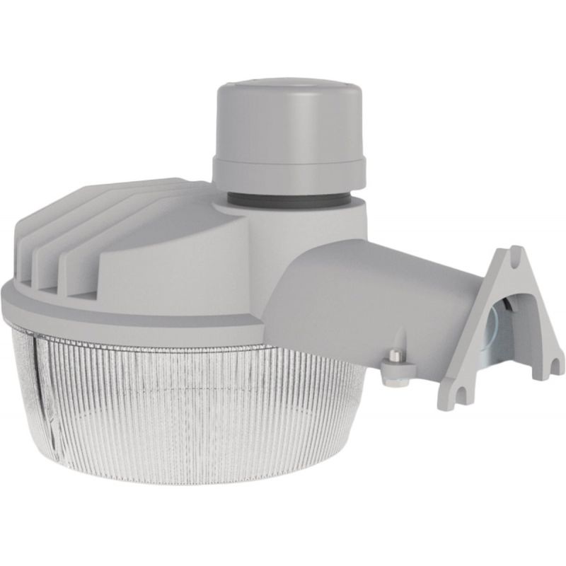 Halo Standard LED Outdoor Area Light Fixture 5.87 In. H X 8.69 In. W. X 12.81 In. D., Gray