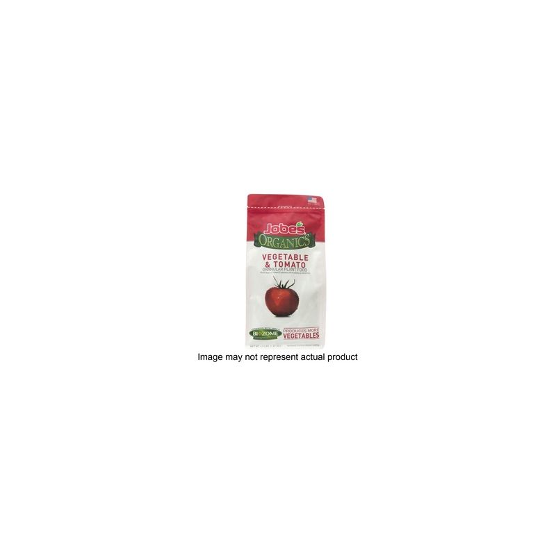 Jobes 09021CN Vegetable and Tomato Organic Plant Food, 1.5 lb, Granular, 2-5-3 N-P-K Ratio Brown