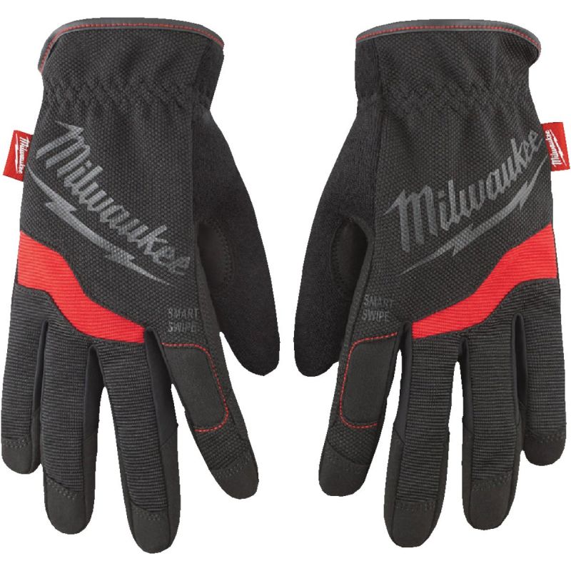 Milwaukee Free-Flex Work Glove L, Red &amp; Black