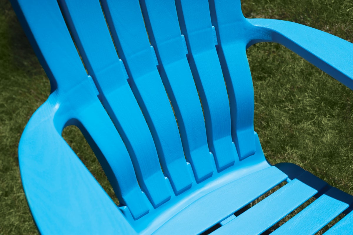 Buy Adams RealComfort Ergonomic Adirondack Chair Pool Blue