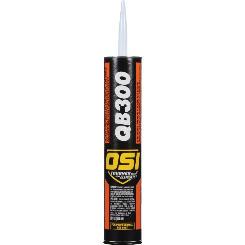 OSI QB300 Multi-Purpose Construction Adhesive Tan, 28 Oz.