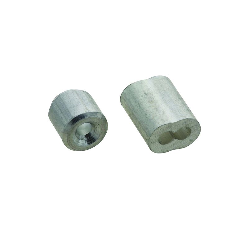 National Hardware SPB3231 Series N830-351 Ferrule and Stop, 3/32 in Dia Cable, Aluminum