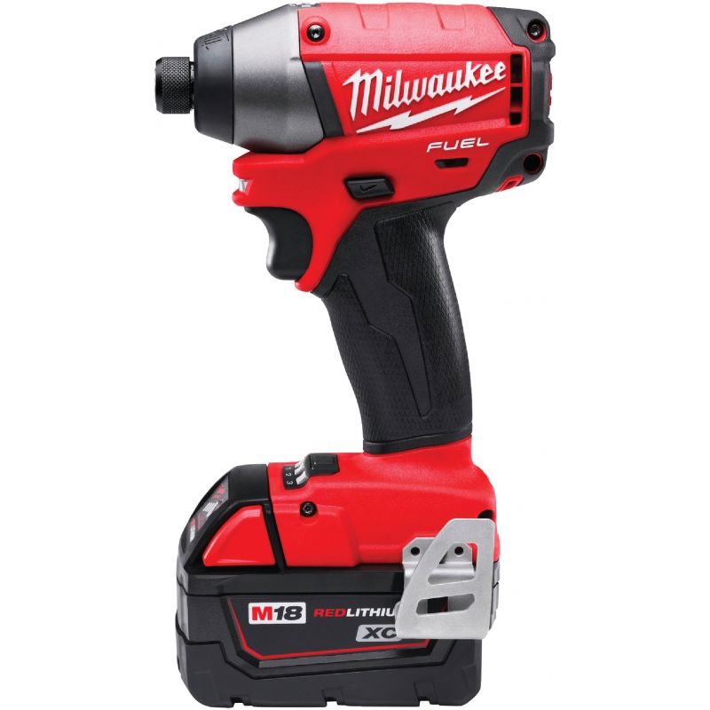 Milwaukee M18 FUEL XC Lithium-Ion Brushless Cordless Impact Driver Kit 1/4 In. Hex