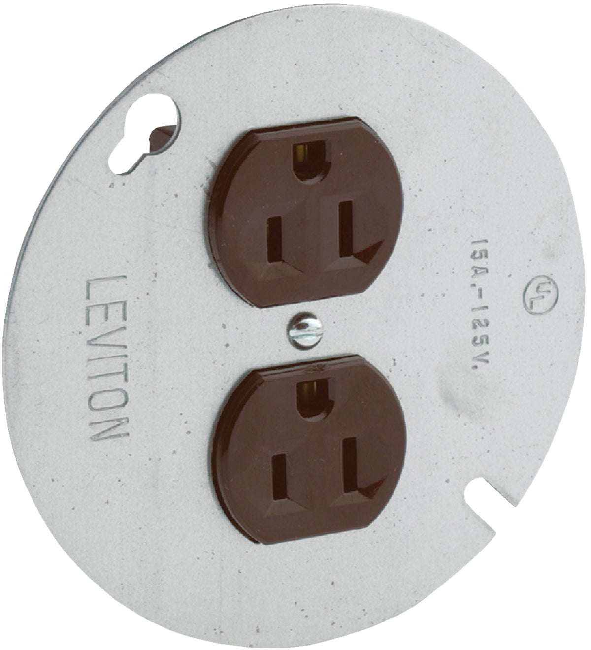 Leviton Brown Duplex Outlets 15A 125V for Octagon or Round Box Cover NEW 