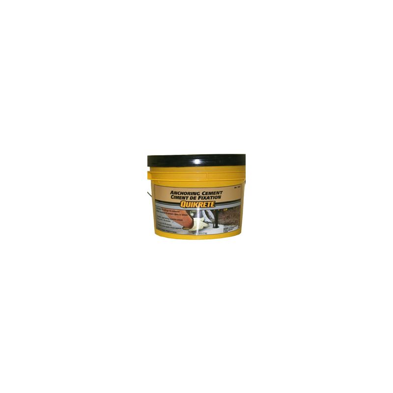 Quikrete 124512 Anchoring Cement, Granules, Brown/Gray, 4.5 kg Pail Brown/Gray