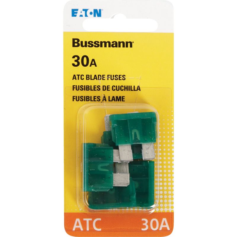 Bussmann ATC Blade Automotive Fuse Green, 30A